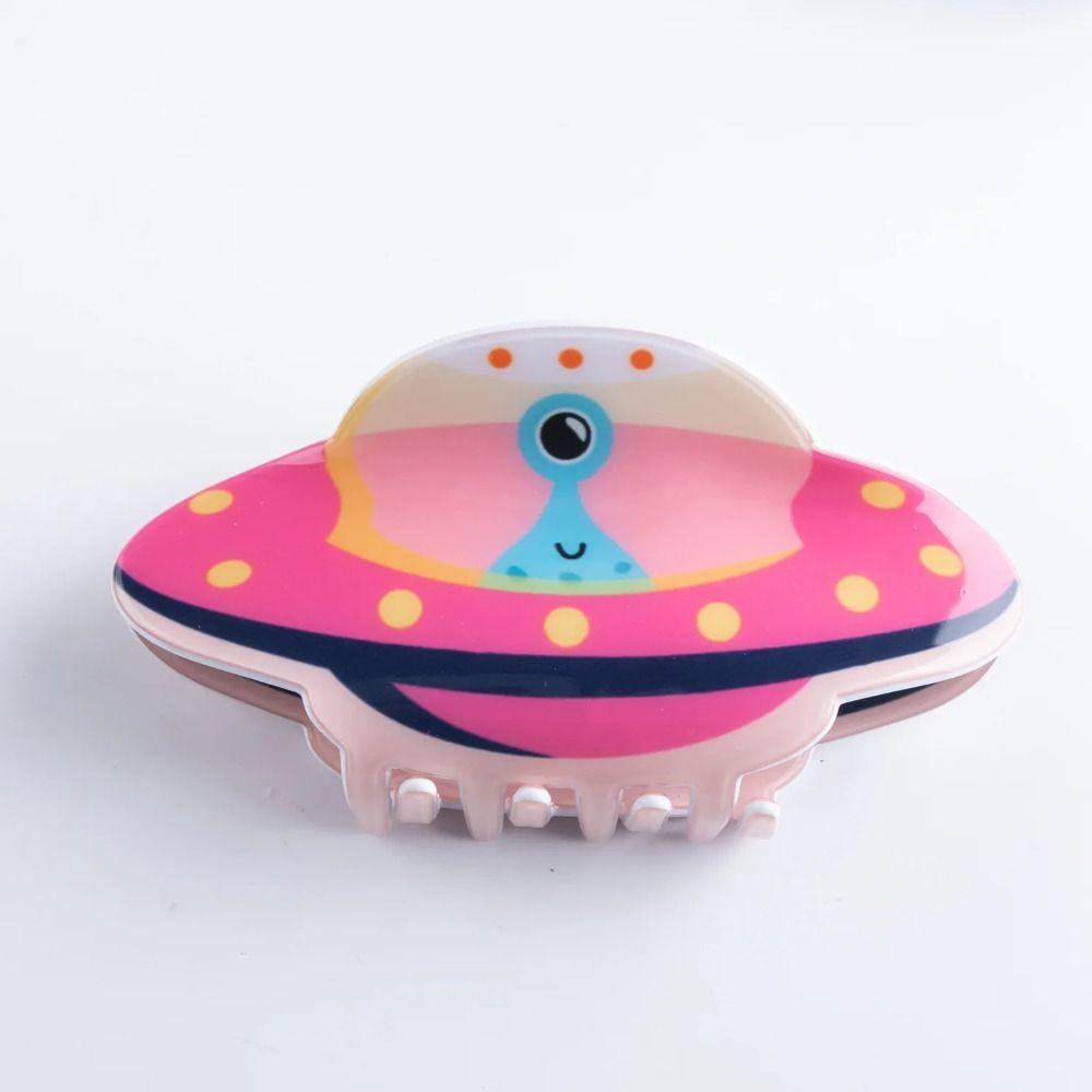 Cartoon Alien Hair Claw Grab Clip Plastic Hair Clip Fashion   Girl