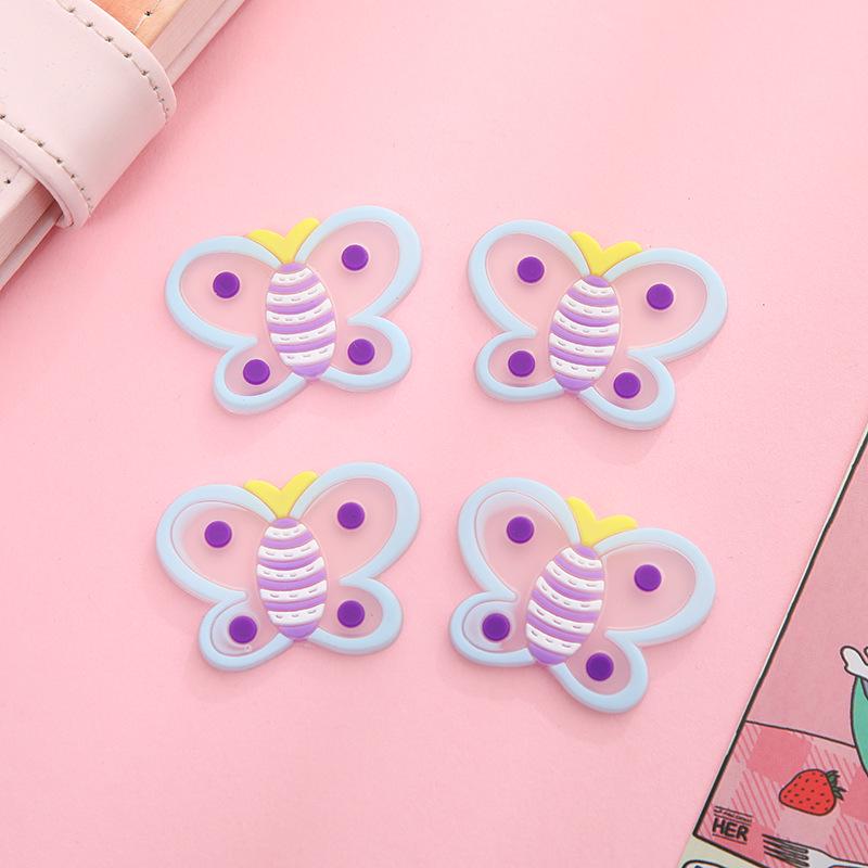 PVC Cartoon Flower & Animal Hair Clip and Clothing Accessories for Kids