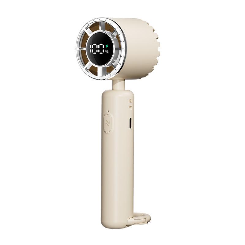 2025 Summer Turbo Handheld Fan with USB & Digital Display, 100 Speeds—Portable for Office & Outdoor Use