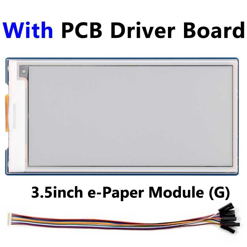 Raspberry Pi 3.5 inch e-Paper link (G) RYBW 384x184 For Arduino / Jetson Nano / STM32 Waveshare 3.5inch e-Paper(G)