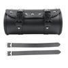 Bolsas de sillín de herramientas para motocicleta de cuero PU negro, Mini bolsa Universal para bicicleta eléctrica, barril de rollo, equipaje para horquilla delantera impermeable