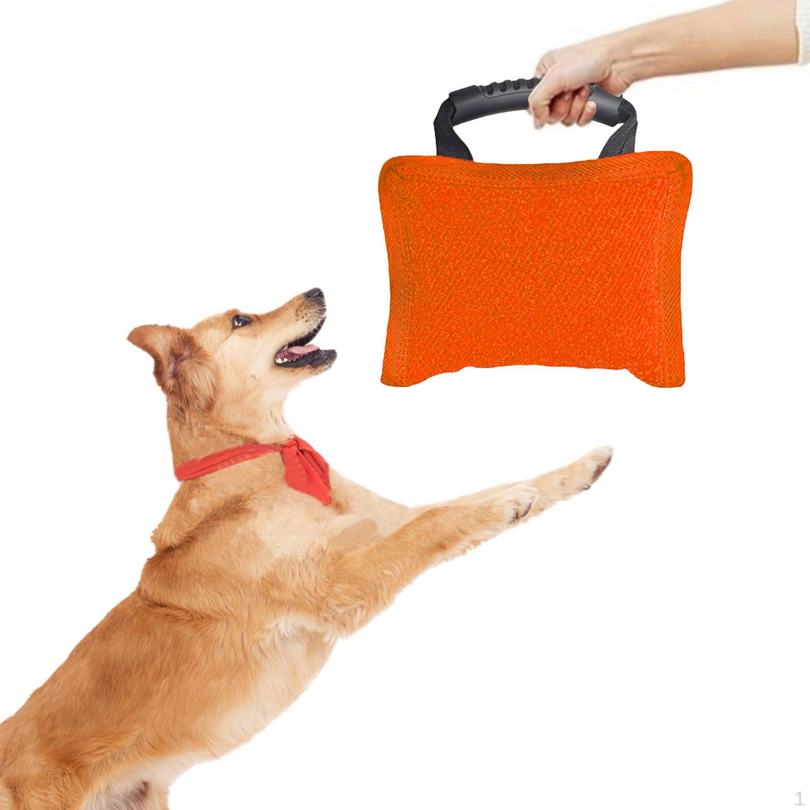

Dog Cushion, Tug Toy, Practical And Accessory, Easy to Use, for Training. помаранчевий