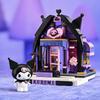 Genuine Keeppley  Building Blocks Street Scene Series Model  Mymelody Kuromi Splicing Toy Pompom Purin Gift
