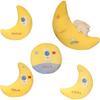 Cute Plush Toy Wholesale Cross-border Space Moon Pillow Sofa Cushion For Girls
