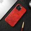 Durable Genuine Leather Case For iphone15Pro Max 14 Pro 13 12mini 11 Mobile Phone Cover Case Shockproof Back Protect Coque etui
