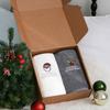 Songwol Towel Christmas Santa Embroidery 150g Cotton Towel 2 Sheets Kraft
