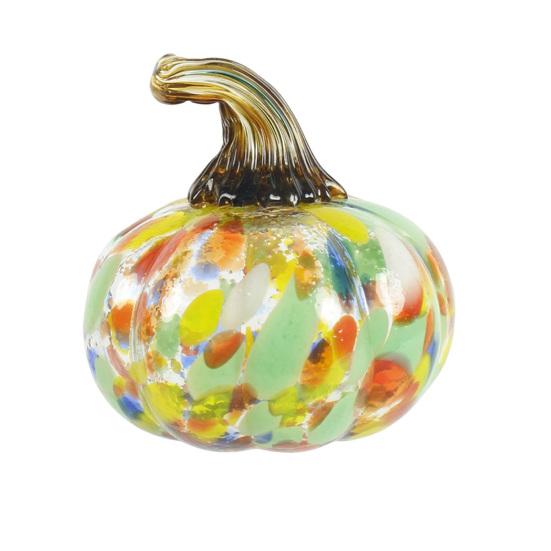 Decorative Vine Handle Pendant Necklace Melt Glass Gold 1 Pc