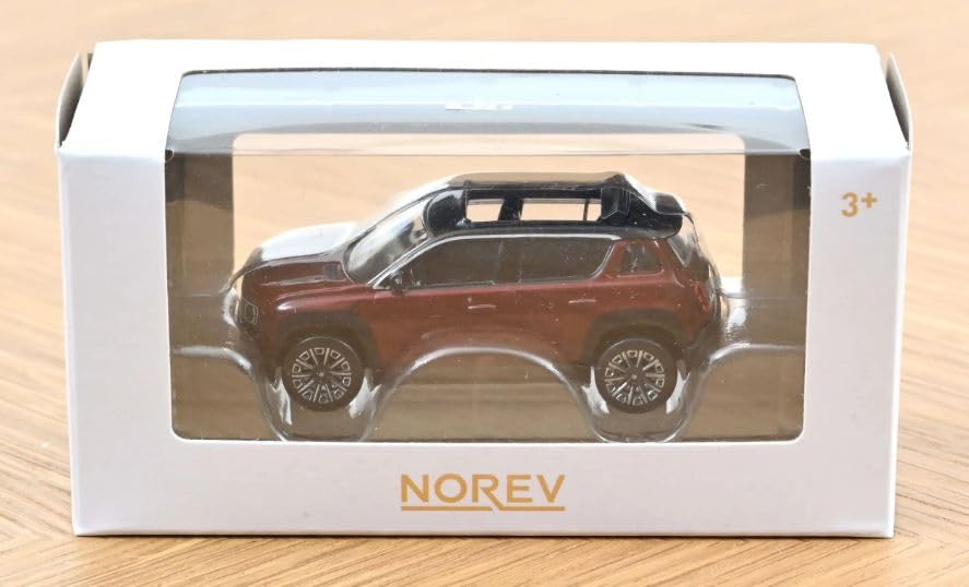 Norev Scale Renault 4 Quatre 2025 Electric Carmin Red 1/64 E-Tech [Used]