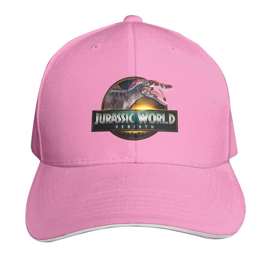 Logo Jurassic World Rebirth Dinosauri Film Cappellino Moda Casual Cappellini da Baseball Cappello Regolabile Hip Hop Estate Unisex Cappellini da Baseball