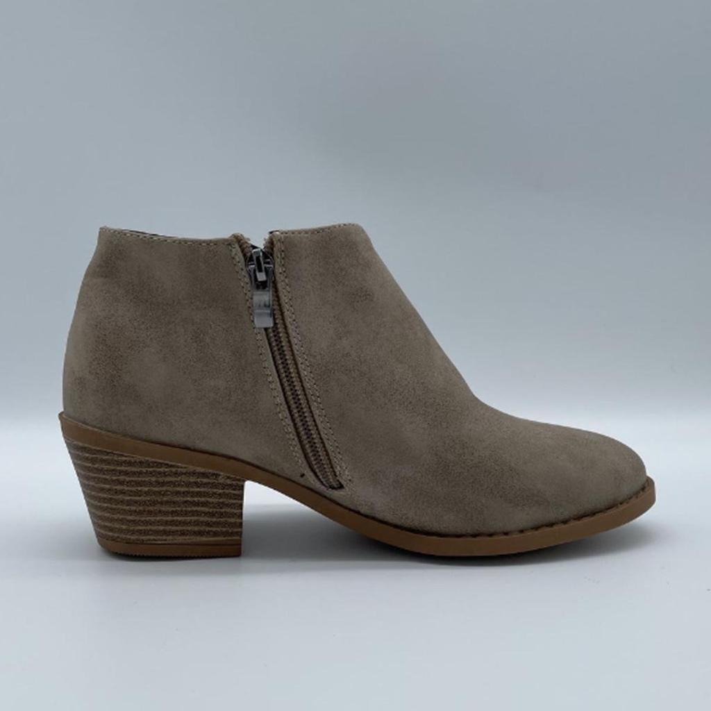 2021 Autumn Plus Size Chunky Heel Pumps with Pointed Toe and Bare Ankle for Casual Wear