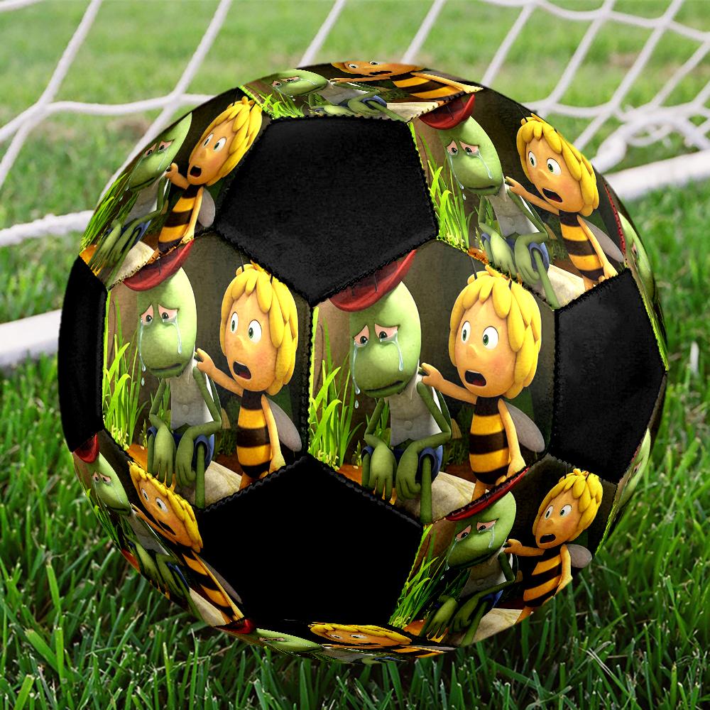 Maya the Bee Theme Size 5 Soccer Ball, Suitable for Both Indoor and Outdoor Matches, a Gift Suitable for Everyone.