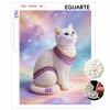 5D Pearl Kit Pearl Cat Design DIY Enamel Art for Living Room Bedroom Wall Decoration Handmade Gift