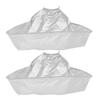 2pcs Hair Cutting Cloak Breathable Hair Cutting Hairdressing Cape Cover for Barber Shop