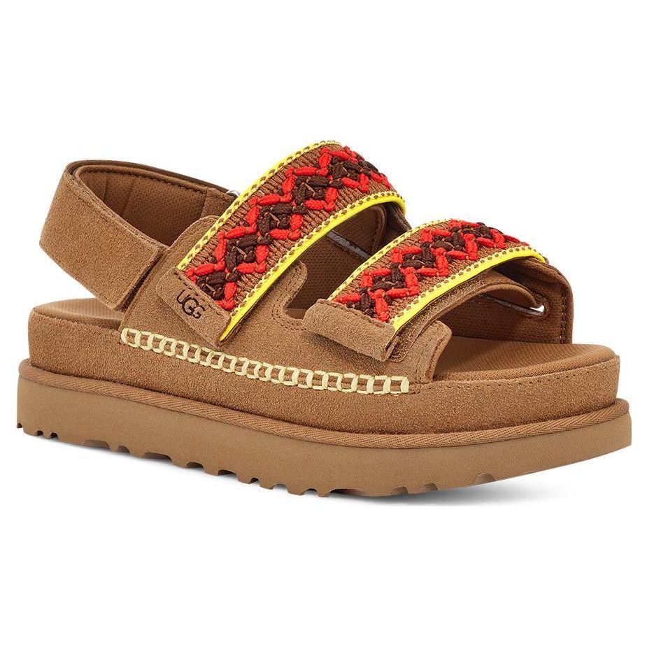 UGG Goldenstar Heritage Braid Comfortable Thick Sole Fashion Sandals Women Sandals Brown 1139892-CHE