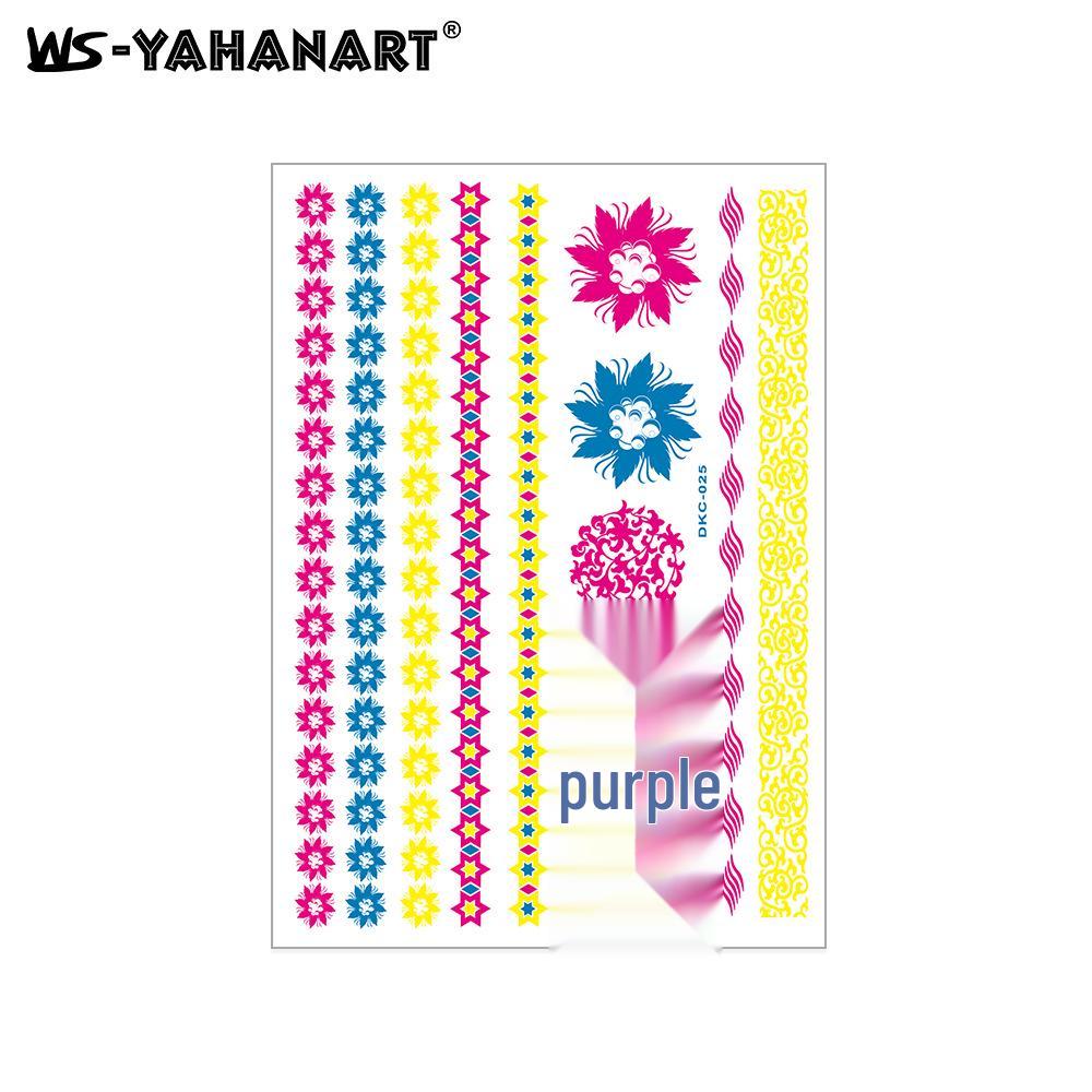Creative Fluorescent Waterproof Full Arm and Face Tattoo Sticker