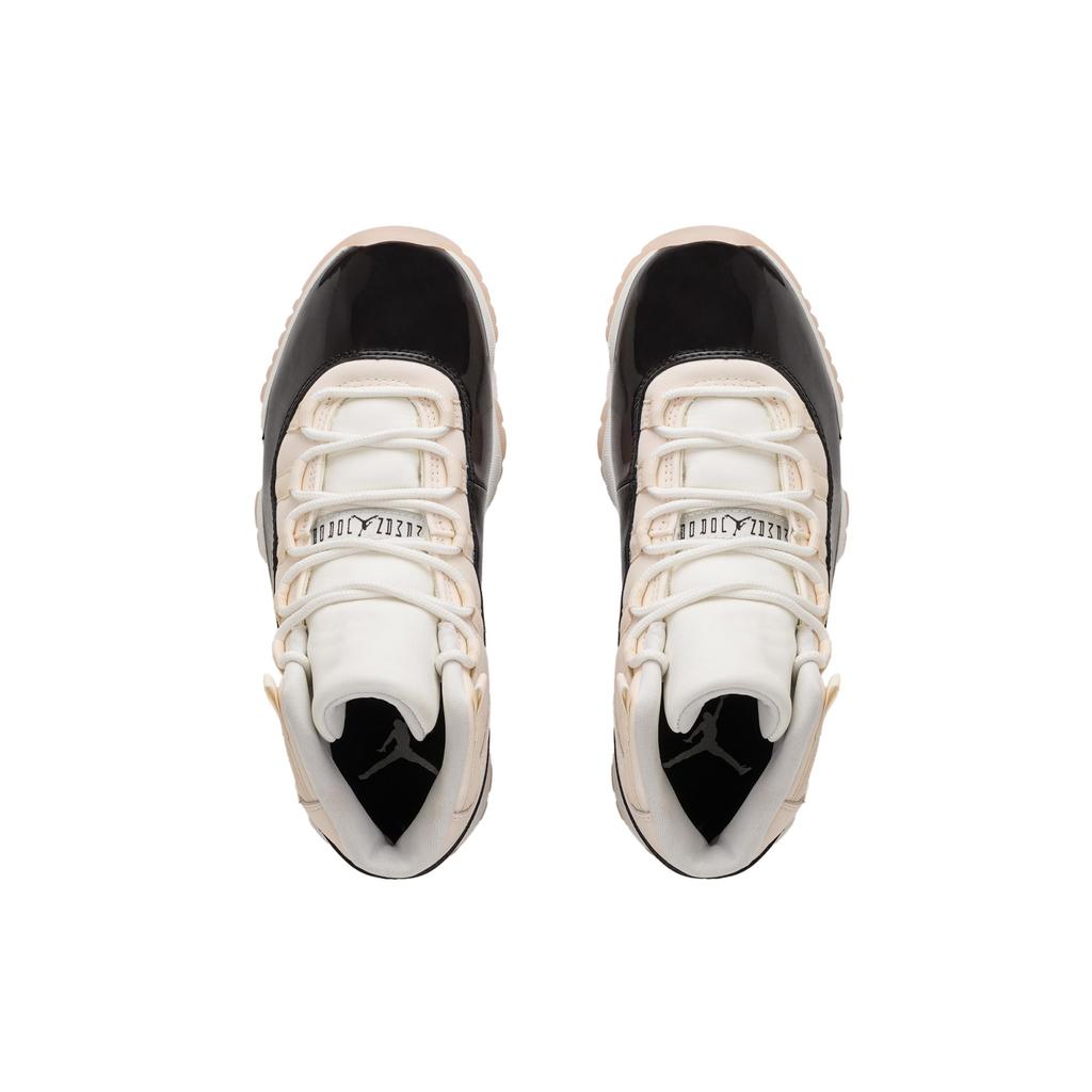 Jordan Air Jordan 11 Cushioning, Wear Resistant High Top Vintage Basketball Shoes Women's Pink AR0715-101(Team645-)