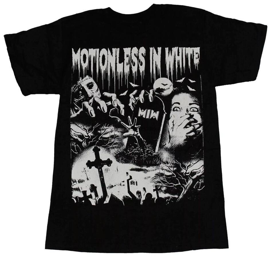 Motionless In White Black Short Sleeve Cotton T-shirt Unisex OM05