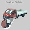 Alloy Toy Truck Model for Kids with Pullback Mechanism, Opening Doors, Portable, Lightweight,
