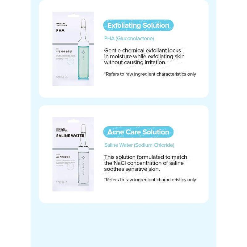 MISSHA - Mascure Sheet Mask - 8 Types