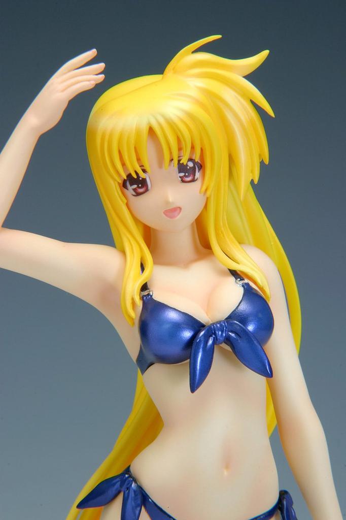 Magical Girl Lyrical Nanoha StrikerS Fate Harlaown scale PVC painted finished T. (1/10 product)