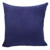Supersoft Corduroy Cushion Cover Solid Striped Throw Pillow Covers Decorative Pillow Case for Sofa Bed Living Room Decoration