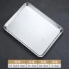 Rectangle Stainless Steel Tray Buffet Presentation Tray Metal Food Serving Plate Rice Noodle Pan Home Kitchen Accessories