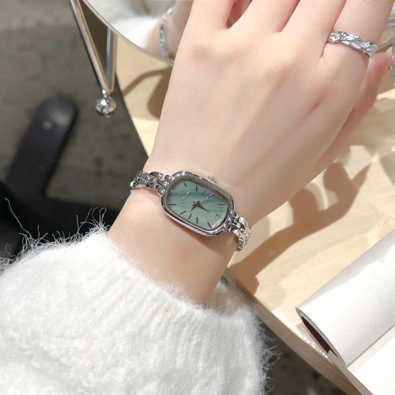 Simple Slim Square Chain Steel Band Quartz Watch Women Fashion Exquisite Ladies Wristwatch Elegant Female Clock relogio feminino