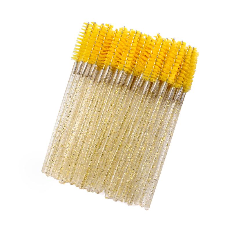 

Щіточка для вій, 50 шт., Одноразовий гребінець для вій, аплікатор, інструменти для макіяжу, туш для нарощування, гребінець, пензлики.