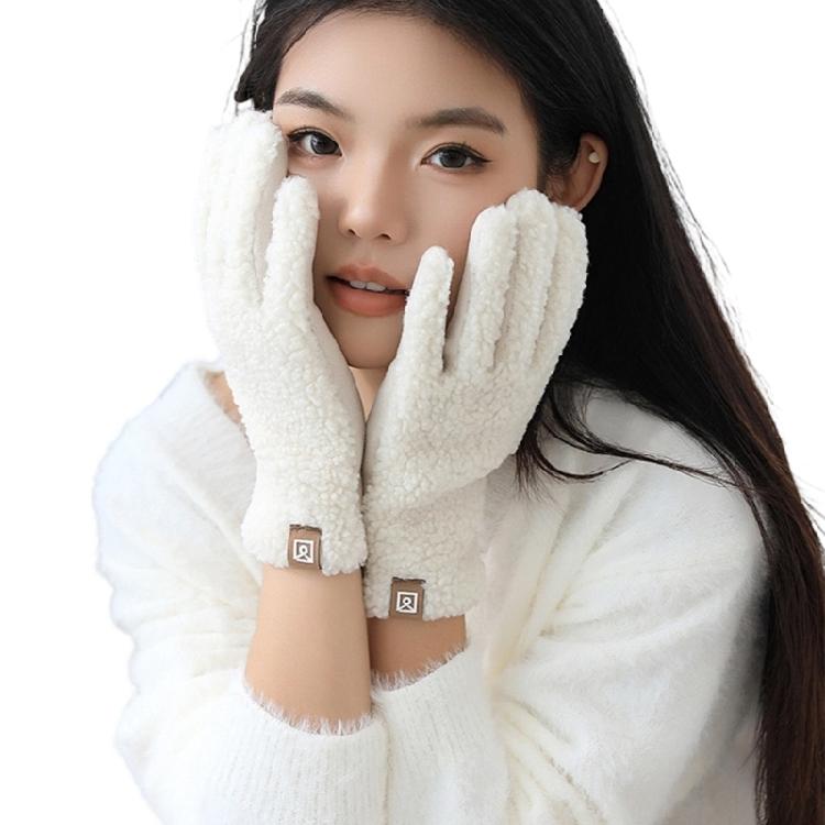 Women Cold Weather Gloves Fleeces Lined Thermals Insulation Gloves For Cycling Driving Winter Outdoor Activiy