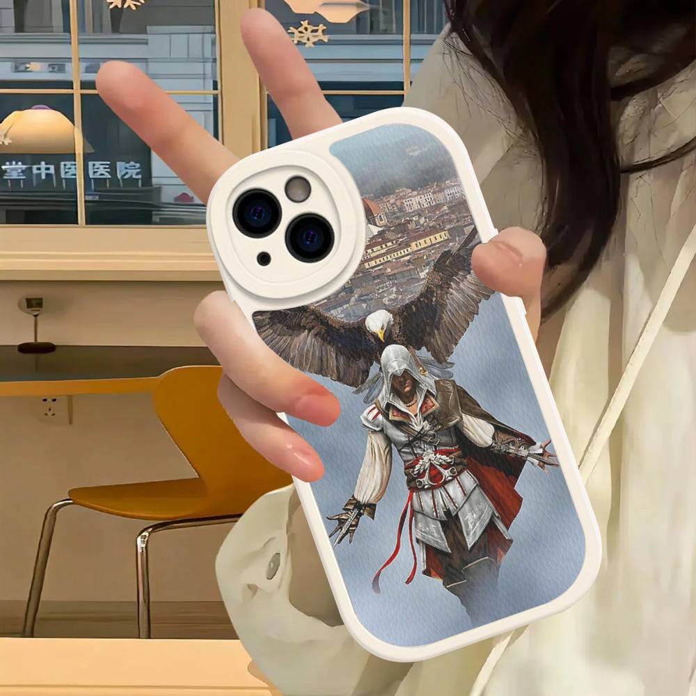 Funny A-Assassins Game C-Creed Phone Case Hard Leather For IPhone 14 13 16 Mini 15 14 11 12 Pro Max Plus Fundas