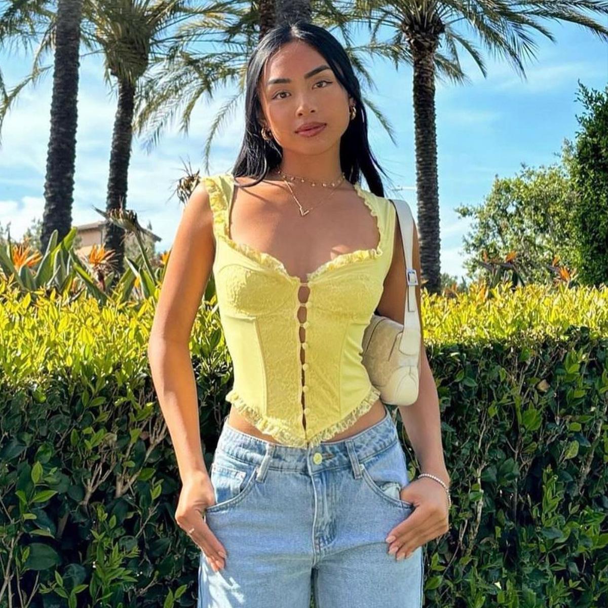 

Корсеты, модная и элегантная женская одежда S жёлтый