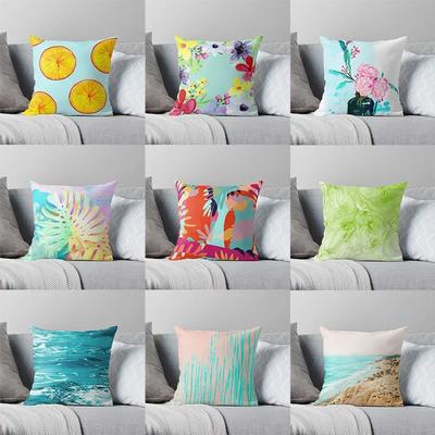 45x45cm Bohemiškas Amerikietiško Kaimo Spaudos Dekoratyvinis Pagalvės Užvalkalas Namų Dekoras Sofa Lova Mesti Pagalvę Pagalvės Užvalkalas