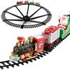 Christmas Train Set with Sounds and Lights Electric Rail Car Toy Mini Train Toy Set for Christmas