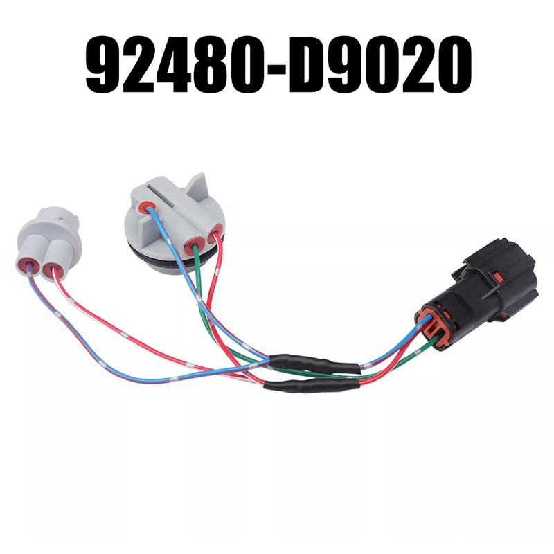 

DIY Auto Repair Gray Rear Tail Light Socket Lamp Socket Wire Non-Deformation OEM Number 92480-D9020 Wear-Resistant