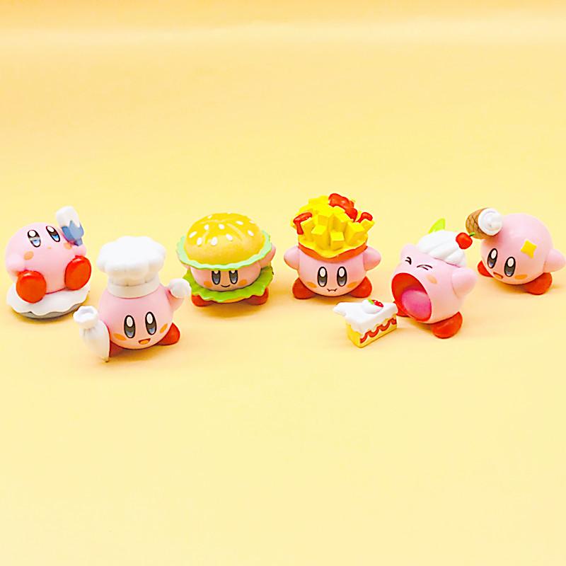 

Kawaii Star Kabi 6 шт., детские игрушки с персонажами аниме, детские игры для мальчиков и девочек, милые мини-куклы, коллекция, декор на день рождения