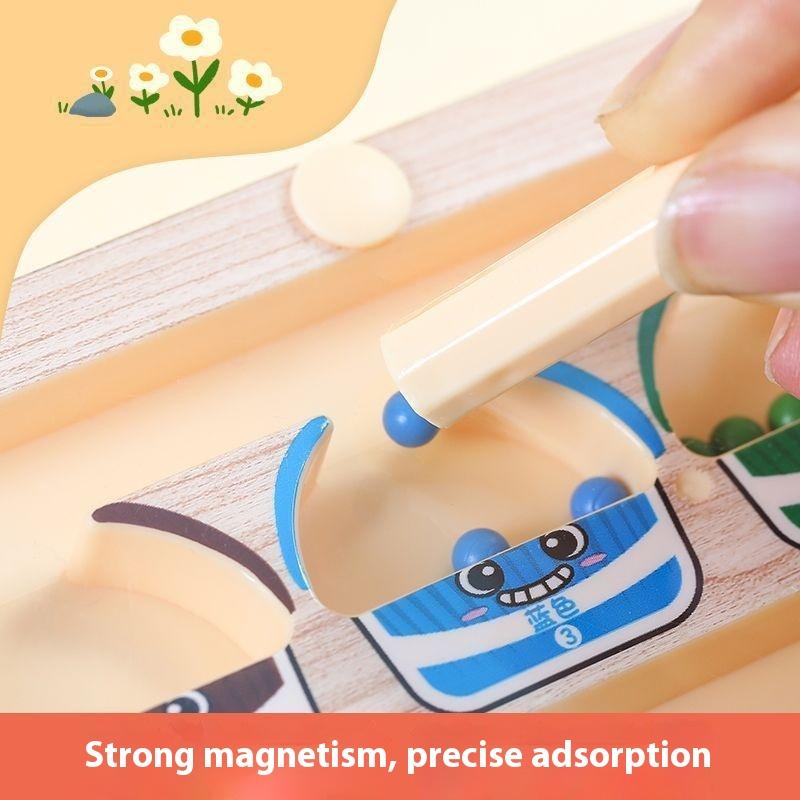 1 Set Color Matching Montessori Toy Plastic Magnetic Color And Number Maze Learning Education Toys Gifts For Children