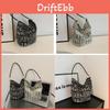 Chic New Style Women's Bucket Bag With Elegant Floral Print Spacious And Versatile For Everyday Outfits