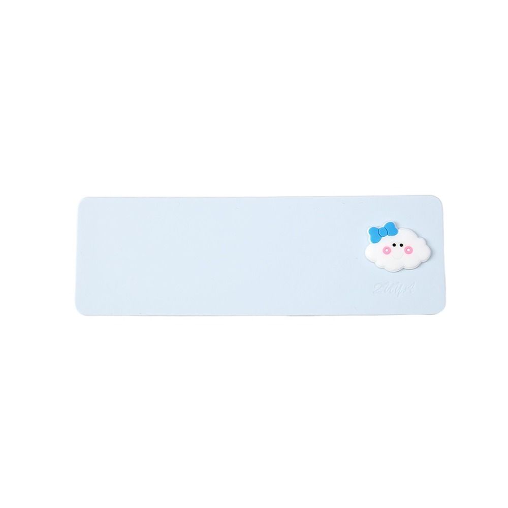 Large Capacity Pencil Box Office Stationery Supplies Pen Bag Stationery Storage Box  for Student cloud-blue