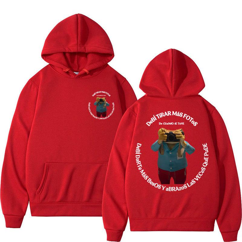 Bad Bunny Debi Tirar Mas Fotos DTMF Hoodies Men Women Fashion Hip Hop Sweatshirt Fleece Oversized Casual Sportwear