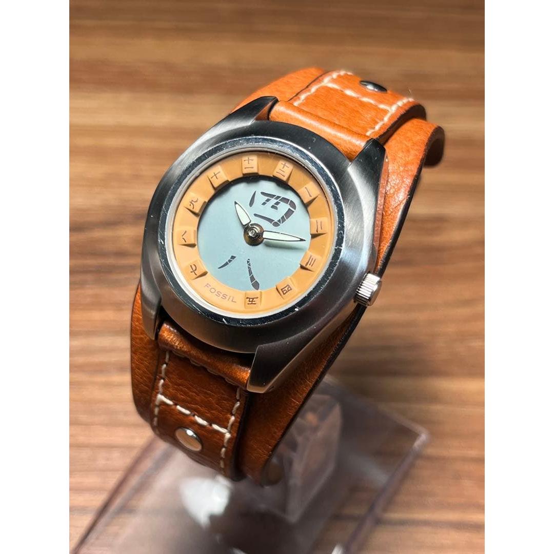 Used [Rare/Y2K] FOSSIL BIG TIC Kanji Digital Watch Working Item