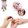 500Pcs Nail Art Acrylic Tip Guide Gel Extension Nail Polish Styling Tools Curl Forms for Nails Care