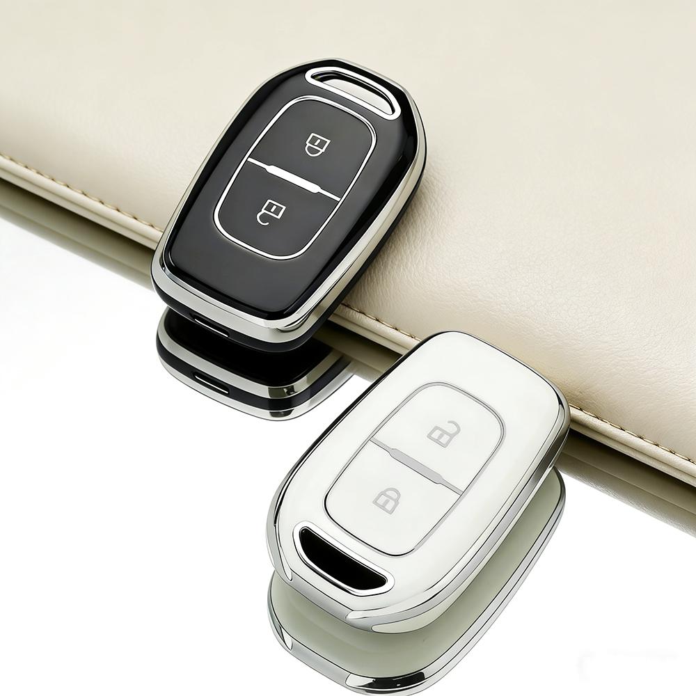 2 Button TPU Car Remote Key Fob Cover for Renault Kwid Traffic Symbol for Dacia Sandero Logan Duster 2016 2017 2018 Case Shell