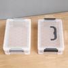 Stackable Plastic Storage Box Portable Watercolor Drawing Pen Case For Painting Plastic Rectangular Stationery Organizer Box