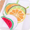 Cute Fruit Printed Kitchen Absorbent Wipes Hanging Hand Towels Bathroom Quick-drying Dish Cloths Drying Fruit Cloth