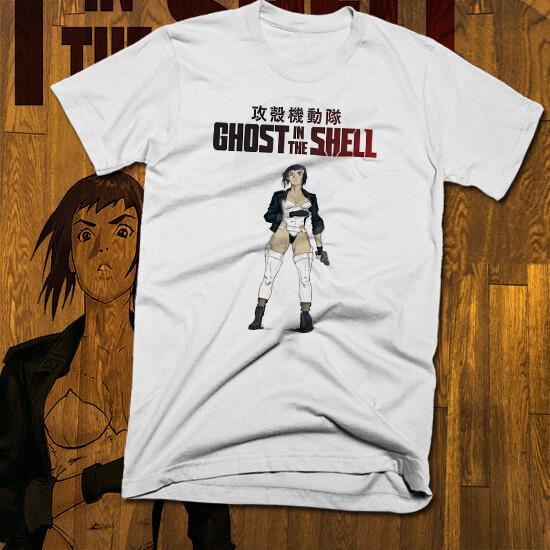 

Cyber Punk t-shirt Ghost Ops kanji Tokyo science fiction Cyborg Military anime XL