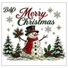 Reusable Window Stickers Christmas Clings, Removable PVC Decals, Snowy Festive Classroom Holiday Decorations Glass for Party Home And Store