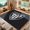 Athletic Bilbao Football Print Crystal Velvet Rug, Comfortable Water Absorbent Non Slip Indoor Floor Carpet