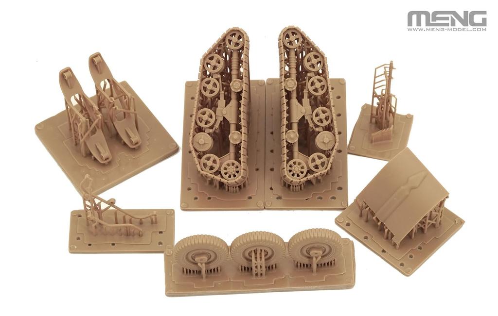 GSI Creos Monmodel 1/35 Scale German Pkw.K1 Kubelwagen Type 155 Half-Track Plastic Model MVS018 (Military Vehicle)