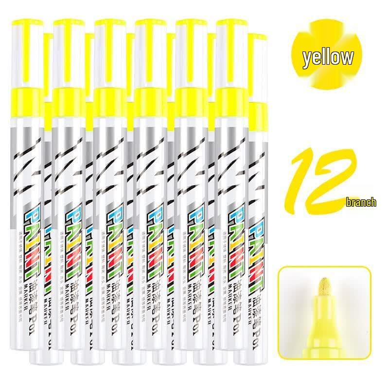 M&G Thick Barrel Oil-Based Paint Marker Pen жёлтый