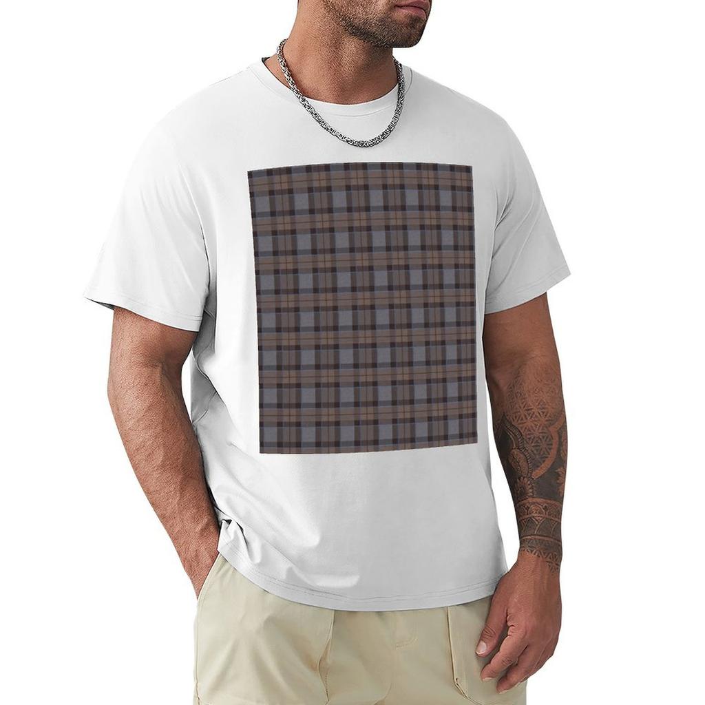 outlander tartan fraser tartan TShirt Big Size Short Sleeve Tee for Unisex